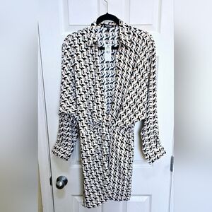 NWT Express V-Neck Surplice Shirt Romper